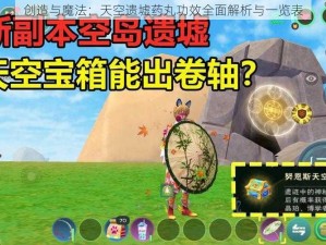 创造与魔法：天空遗墟药丸功效全面解析与一览表