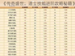 《传奇盛世：道士技能进阶攻略秘籍》