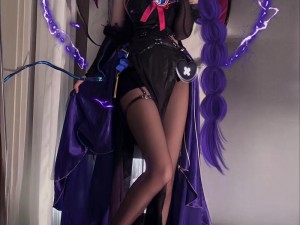 雷电将军的 cosplay 服装，让你体验动漫美女的极致魅力