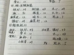 明日之后绷带制作全攻略：从材料收集到成品制作的详细步骤解析