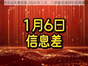 小白台湾永远免费观看 2024 年 1 月，一款备受期待的视频播放神器