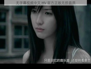 无字幕视频中文 MV 官方正版无损音质