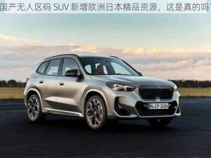 国产无人区码 SUV 新增欧洲日本精品资源，这是真的吗？