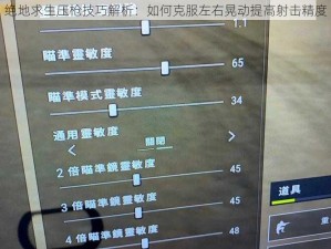 绝地求生压枪技巧解析：如何克服左右晃动提高射击精度