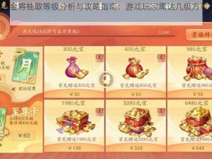 少年三国志2金将抽取等级分析与攻略指南：游戏玩家需达几级方可开启名将抽奖之门？