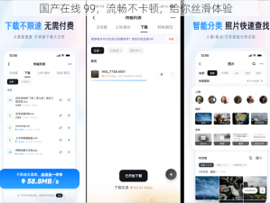 国产在线 99，流畅不卡顿，给你丝滑体验
