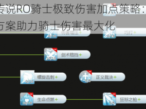 仙境传说RO骑士极致伤害加点策略：高效挂机方案助力骑士伤害最大化