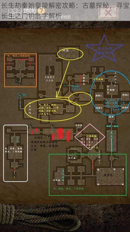 长生劫秦始皇陵解密攻略：古墓探秘，寻宝长生之门钥匙字解析