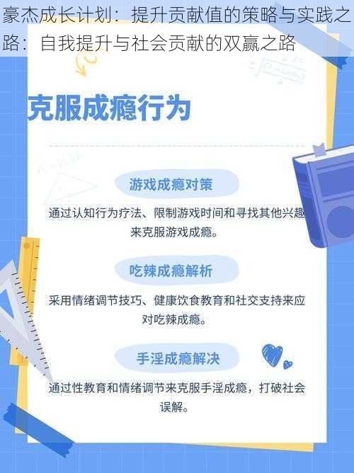 豪杰成长计划：提升贡献值的策略与实践之路：自我提升与社会贡献的双赢之路