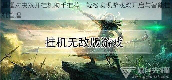 星耀对决双开挂机助手推荐：轻松实现游戏双开启与智能挂机管理