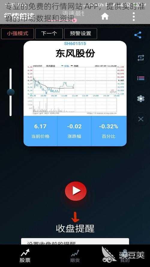 专业的免费的行情网站 APP，提供实时准确的市场数据和资讯