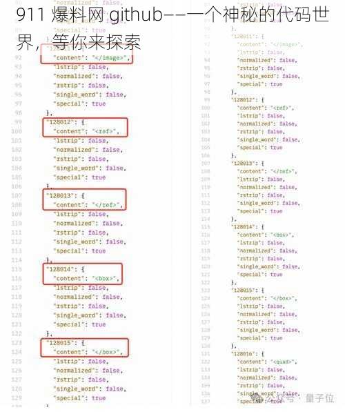 911 爆料网 github——一个神秘的代码世界，等你来探索