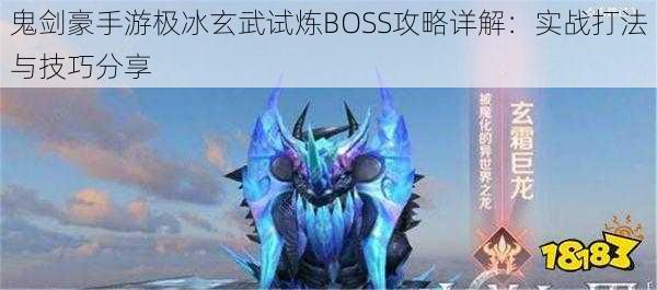 鬼剑豪手游极冰玄武试炼BOSS攻略详解：实战打法与技巧分享