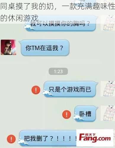 同桌摸了我的奶，一款充满趣味性的休闲游戏