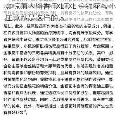 震惊菊内留香 TXLTXL 金银花段小庄竟然是这样的人