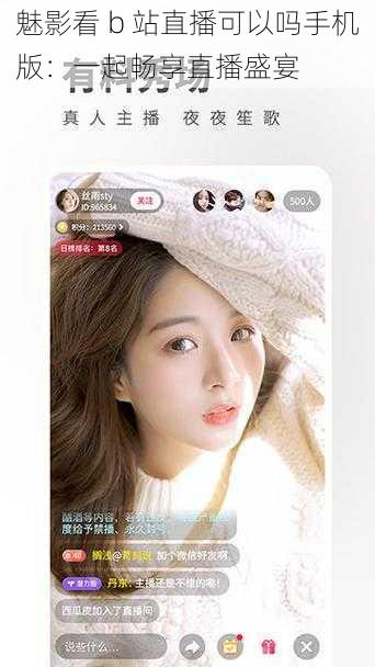 魅影看 b 站直播可以吗手机版：一起畅享直播盛宴