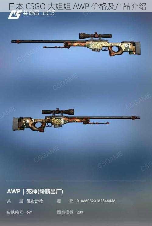 日本 CSGO 大姐姐 AWP 价格及产品介绍