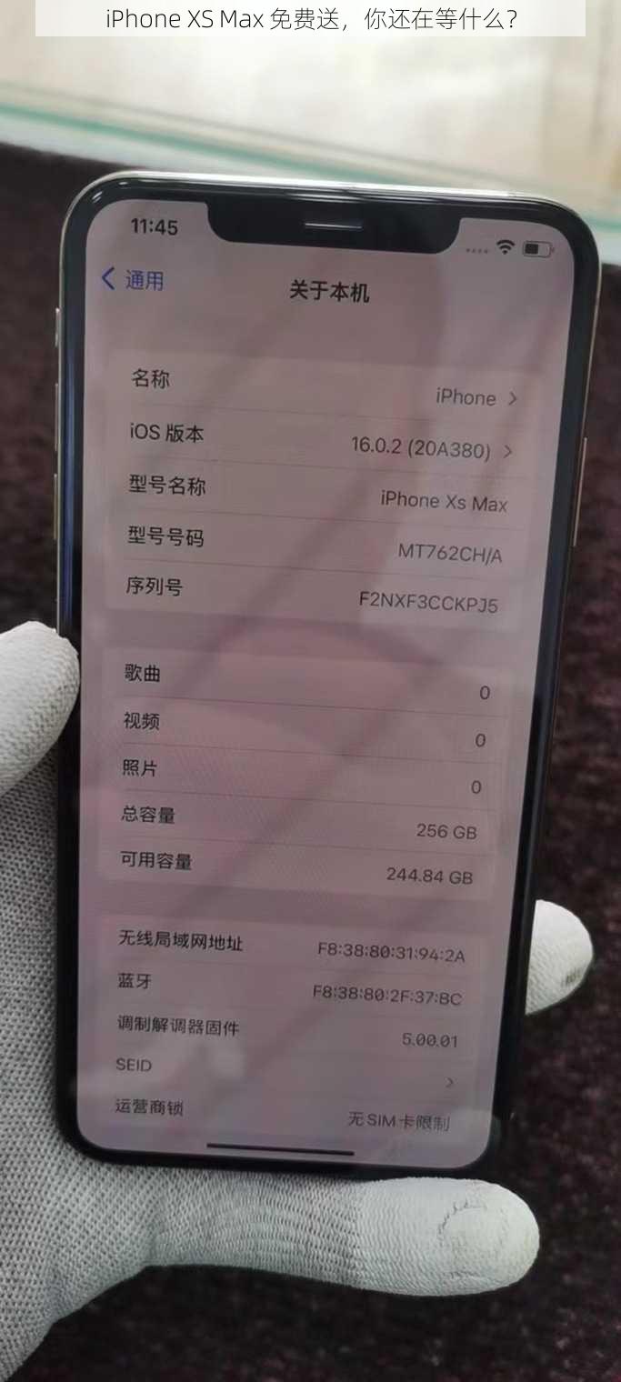 iPhone XS Max 免费送，你还在等什么？