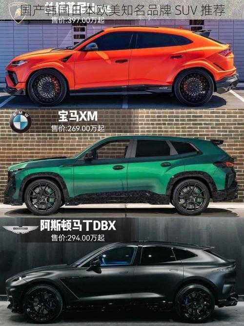 国产韩国日本欧美知名品牌 SUV 推荐