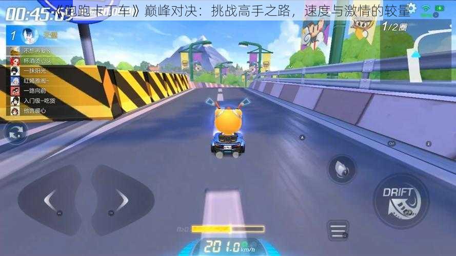 《跑跑卡丁车》巅峰对决：挑战高手之路，速度与激情的较量