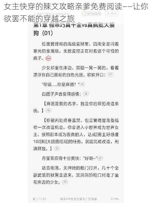 女主快穿的辣文攻略亲爹免费阅读——让你欲罢不能的穿越之旅