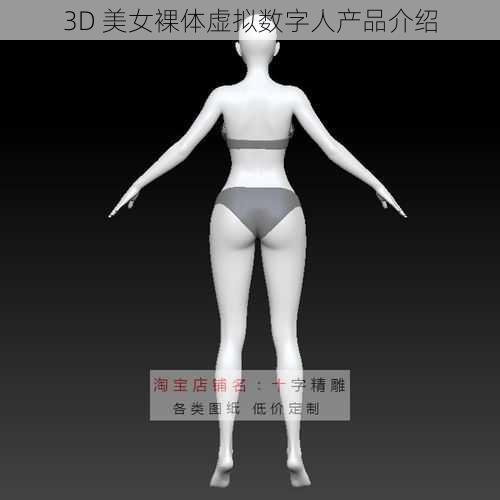 3D 美女裸体虚拟数字人产品介绍