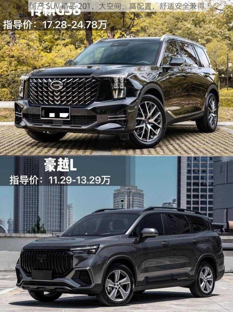 国产 SUV 精品 201，大空间、高配置，舒适安全兼得