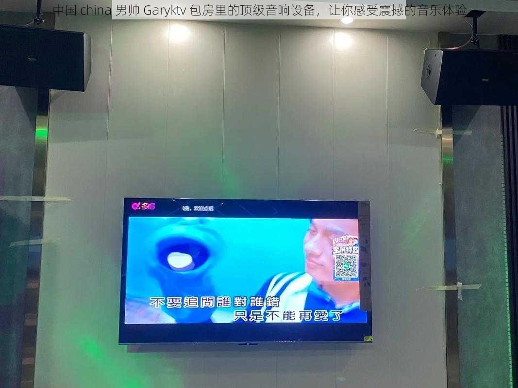 中国 china 男帅 Garyktv 包房里的顶级音响设备，让你感受震撼的音乐体验