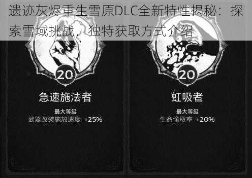 遗迹灰烬重生雪原DLC全新特性揭秘：探索雪域挑战，独特获取方式介绍