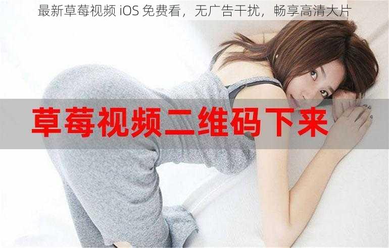 最新草莓视频 iOS 免费看，无广告干扰，畅享高清大片