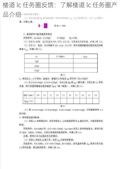 楼道 lc 任务圈反馈：了解楼道 lc 任务圈产品介绍