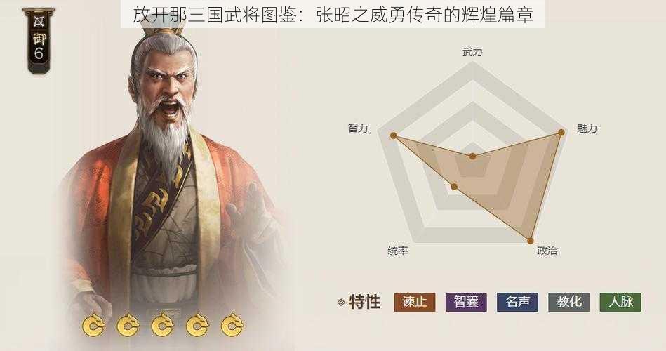 放开那三国武将图鉴：张昭之威勇传奇的辉煌篇章