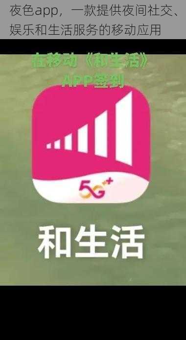 夜色app，一款提供夜间社交、娱乐和生活服务的移动应用