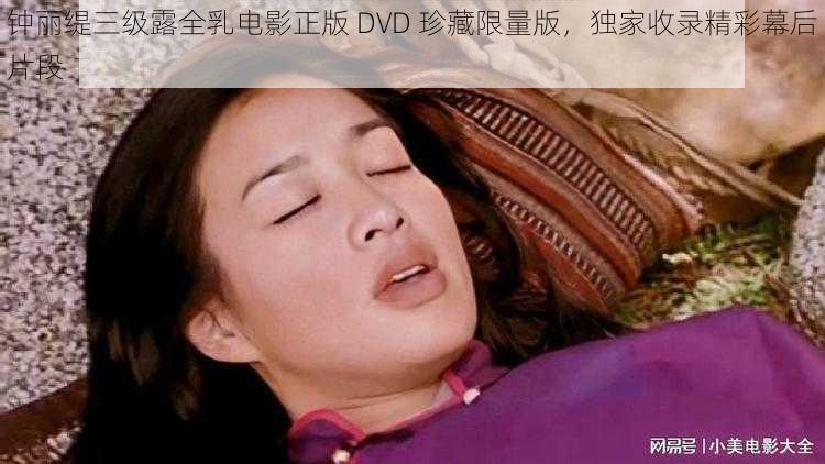 钟丽缇三级露全乳电影正版 DVD 珍藏限量版，独家收录精彩幕后片段