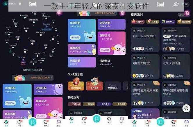 一款主打年轻人的深夜社交软件