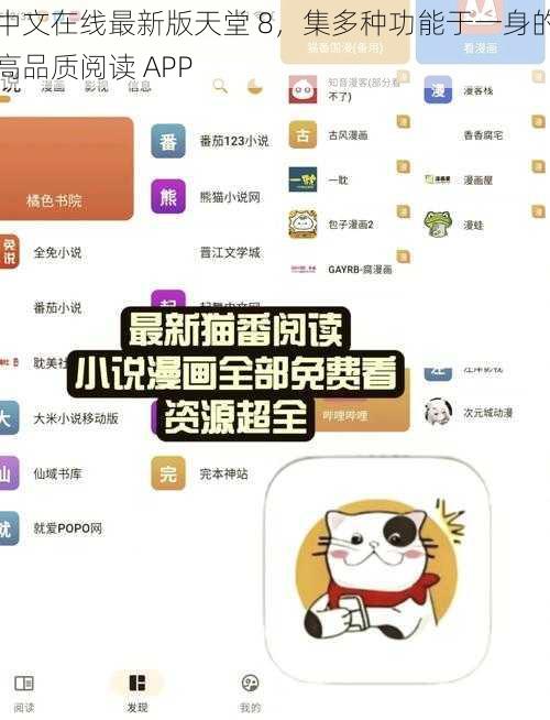 中文在线最新版天堂 8，集多种功能于一身的高品质阅读 APP