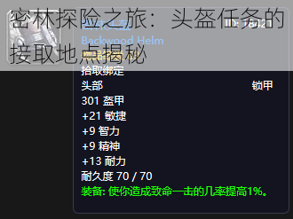 密林探险之旅：头盔任务的接取地点揭秘