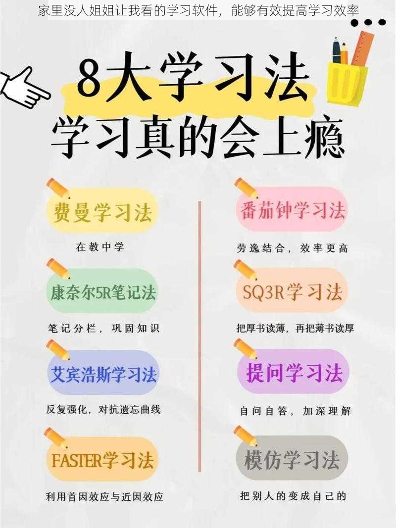 家里没人姐姐让我看的学习软件，能够有效提高学习效率