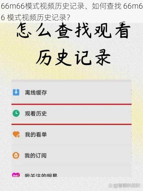 66m66模式视频历史记录、如何查找 66m66 模式视频历史记录？