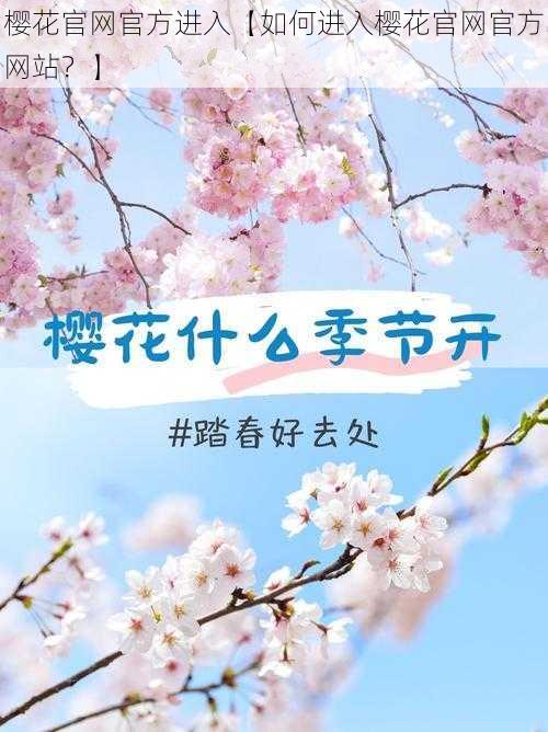 樱花官网官方进入【如何进入樱花官网官方网站？】