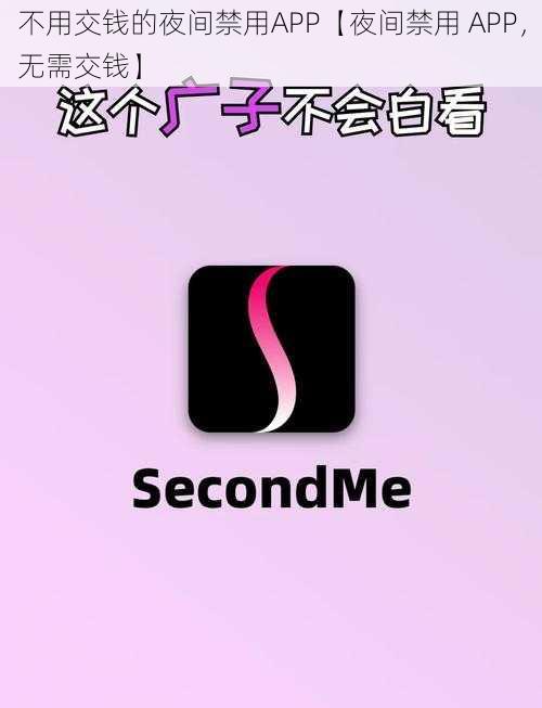 不用交钱的夜间禁用APP【夜间禁用 APP，无需交钱】