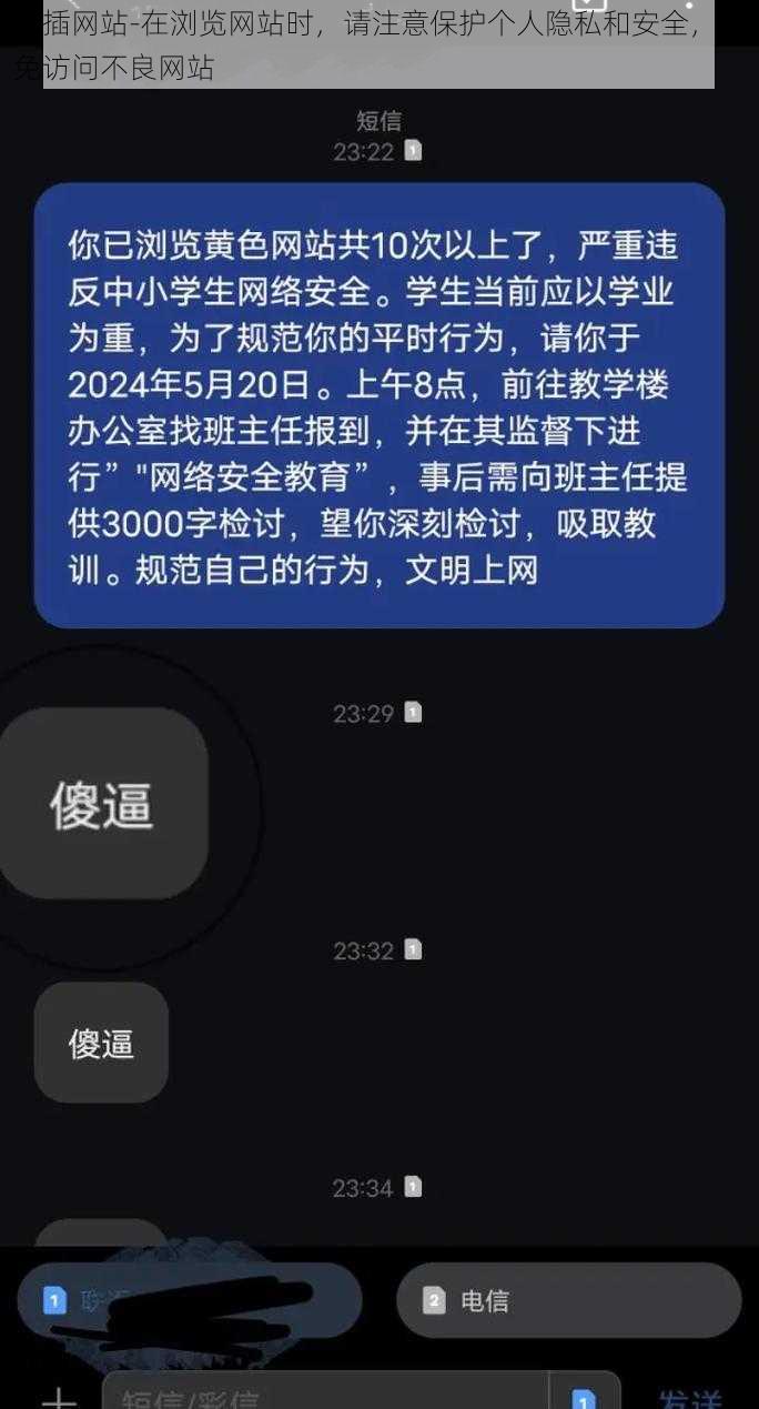 插插网站-在浏览网站时，请注意保护个人隐私和安全，避免访问不良网站