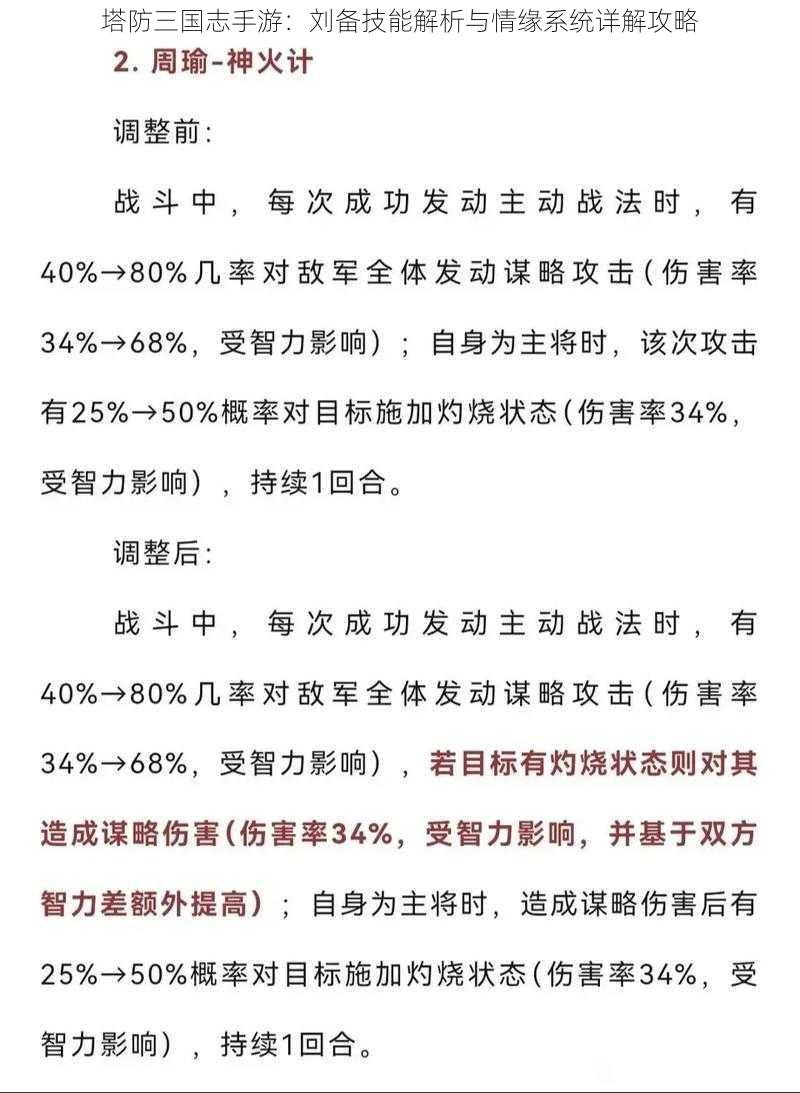 塔防三国志手游：刘备技能解析与情缘系统详解攻略