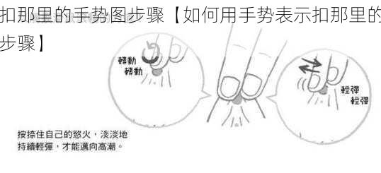 扣那里的手势图步骤【如何用手势表示扣那里的步骤】