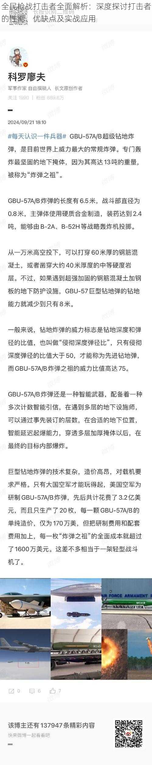 全民枪战打击者全面解析：深度探讨打击者的性能、优缺点及实战应用