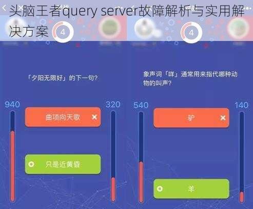 头脑王者query server故障解析与实用解决方案