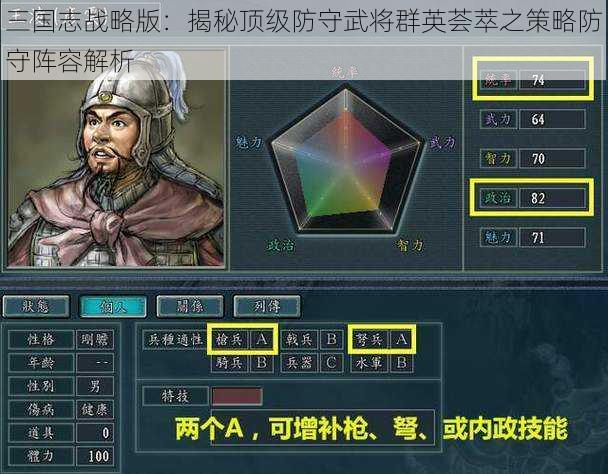 三国志战略版：揭秘顶级防守武将群英荟萃之策略防守阵容解析