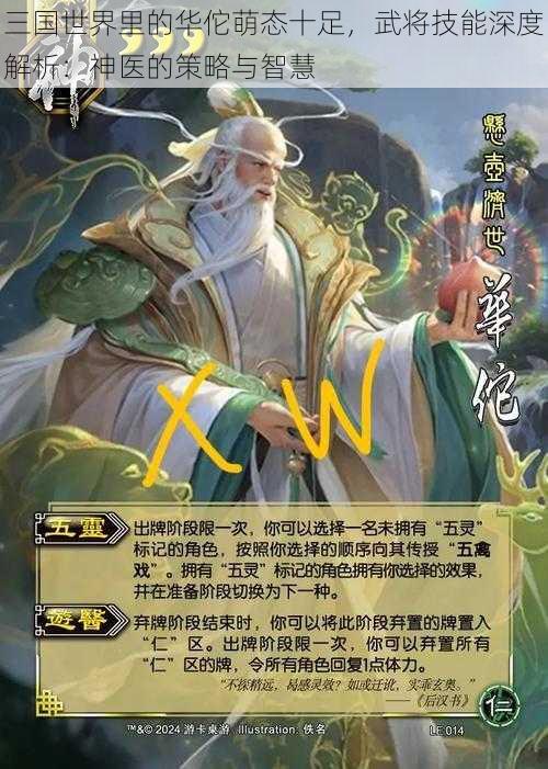 三国世界里的华佗萌态十足，武将技能深度解析：神医的策略与智慧