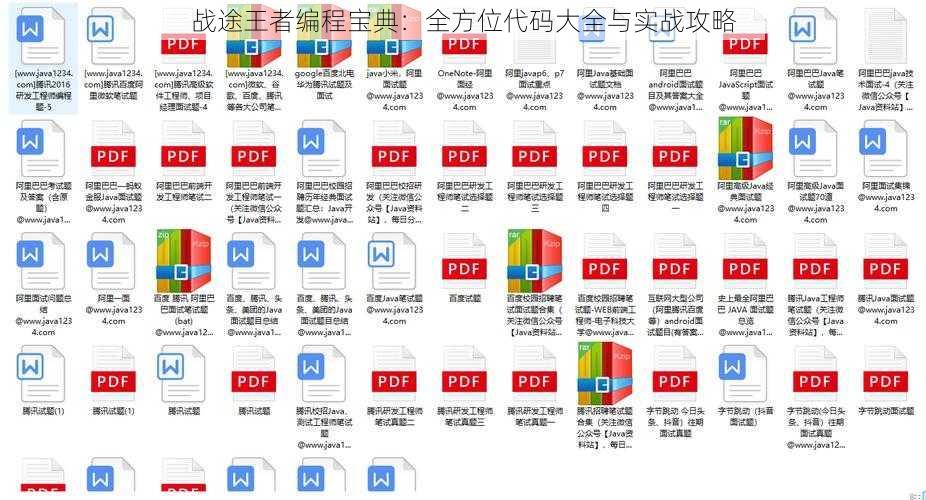 战途王者编程宝典：全方位代码大全与实战攻略