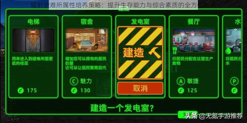 辐射避难所属性培养策略：提升生存能力与综合素质的全方位指南